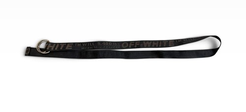 Cintura off white nera - off,