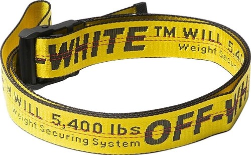 Off white cintura uomo giallo - cintura,