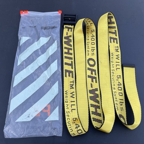 Off white cintura uomo gialla - off-white,